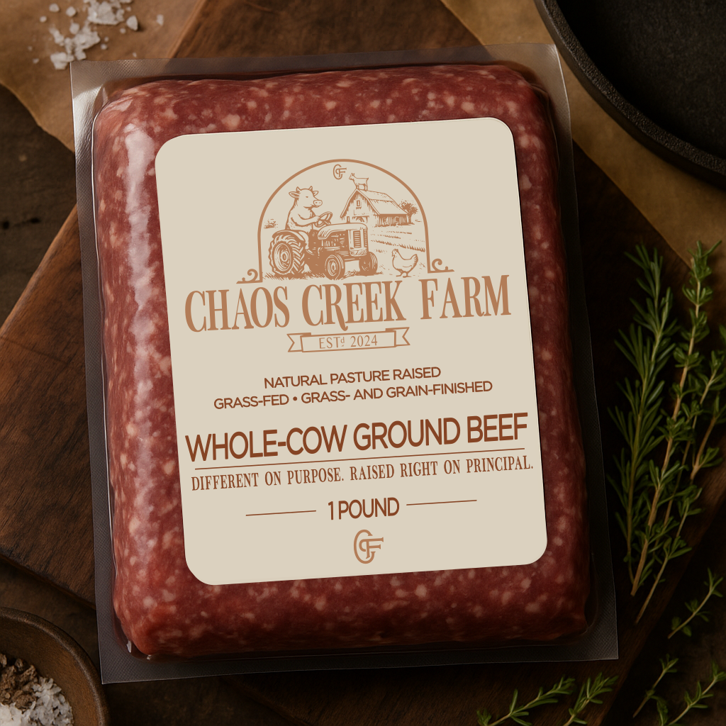 1 Pound Whole-Cow Ground Beef